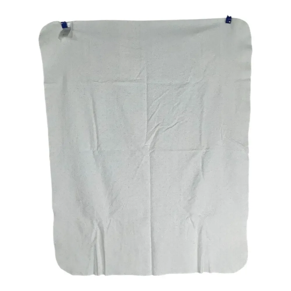 Carter's Green White Polka Dots Baby Receiving Blanket Flannel Cotton